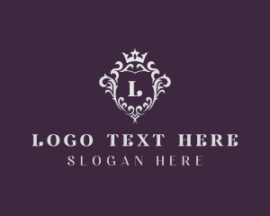 Wedding - Elegant Regal Shield logo design