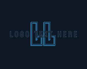 Hacker - Digital Cyber Tech logo design
