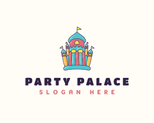 Bounce House Palace logo design