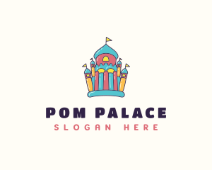 Bounce House Palace logo design