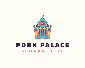 Bounce House Palace logo design