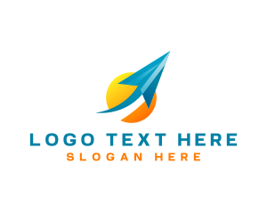 Delivery - Plane Flight Delivery logo design