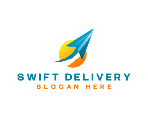 Delivery - Plane Flight Delivery logo design