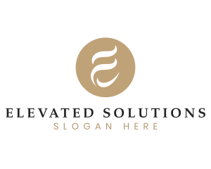 Brand Company Business Letter E logo design