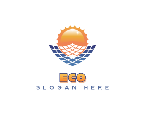 Solar Energy Power Logo