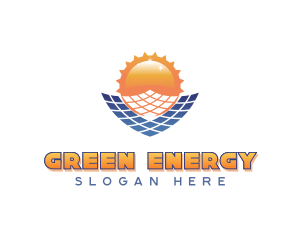 Solar Energy Power logo design