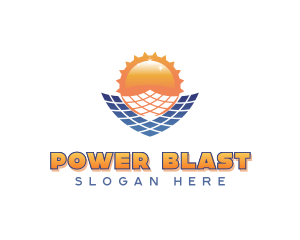 Solar Energy Power logo design