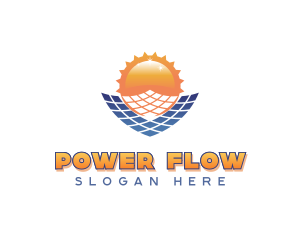 Solar Energy Power logo design