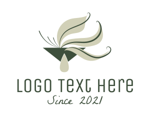 Liquid - Organic Beauty Oil logo design