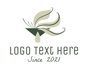 Naturopath - Organic Beauty Oil logo design