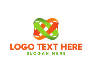 Dynamic - Arrow Business Loop logo design