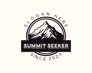 Mountain Summit Hike logo design