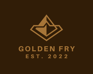 Golden Pyramid Architect logo design