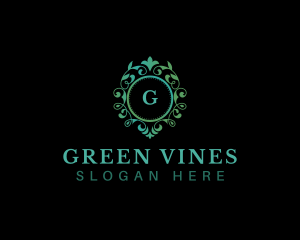 Vines - Floral Vines Frame logo design
