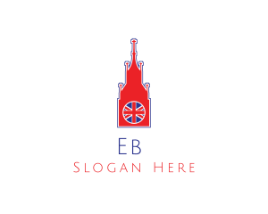 Big Ben Tower London Logo