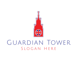 Big Ben Tower London logo design