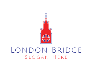 Big Ben Tower London logo design