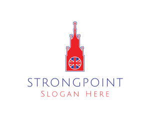 Big Ben Tower London logo design