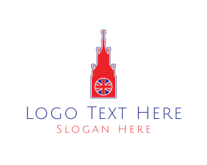 Uk - Big Ben Tower London logo design