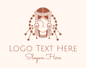 Jewelry Shop - Ethnic Woman Jewelry logo design