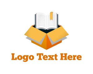 Bookstore - Book Box Package logo design