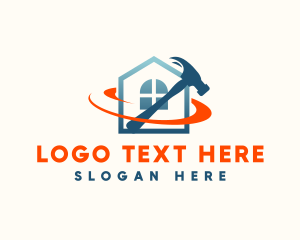 Tool - Remodeling House Hammer logo design