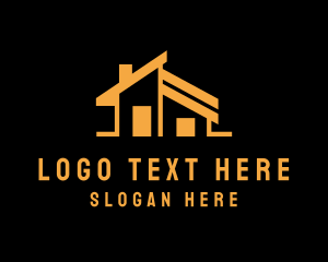 Construction - Real Estate House Roof logo design