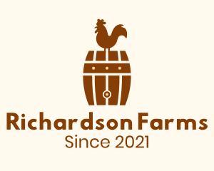 Barrel Rooster Farm logo design