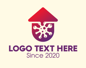 Pathogen - Virus Home Protection logo design