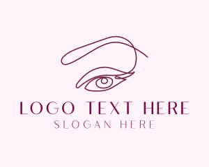 Microblading - Dreamy Eyelash Brows logo design