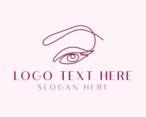 Glam - Dreamy Eyelash Brows logo design