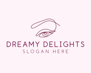 Dreamy Eyelash Brows  logo design