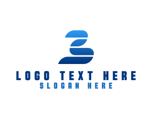 Lettermark - Number 3 Business Brand logo design