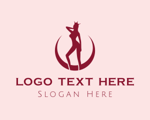 Red - Sexy Model Pageant logo design