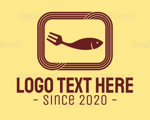 Seafood Fish Plate Logo