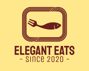 Seafood Fish Plate logo design