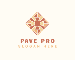 Pattern Tile Paving logo design