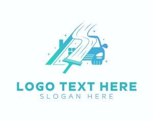 Car - Auto House Cleaning logo design