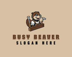 Beaver Carpentry Repair logo design