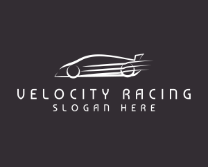 Fast Sports Car Racing logo design