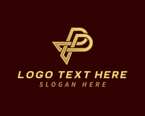 Trailer - Premium Logistic Letter P logo design