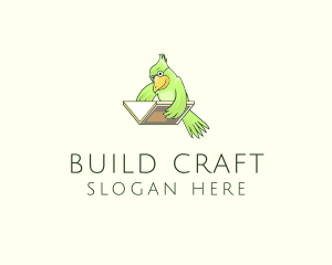 Bird Book Library Training logo design