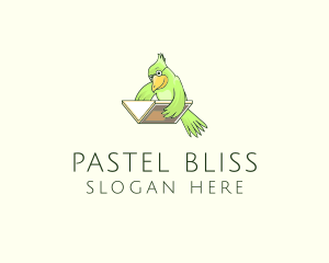 Bird Book Library Training logo design