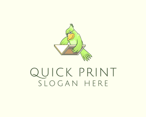 Booklet - Bird Book Library logo design