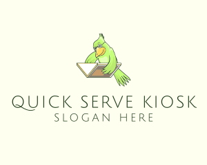 Bird Book Library Training logo design