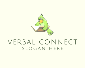 Language - Bird Book Library logo design