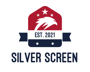 Election - Patriotic Eagle Home Badge logo design