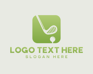 Golfing - Golfing Golf Course logo design
