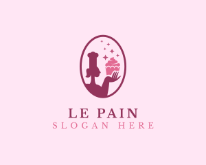 Boulangerie - Cupcake Pastry Dessert logo design