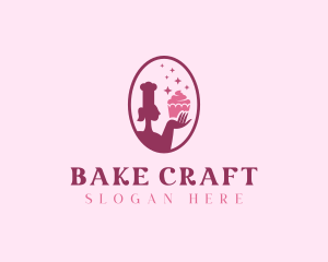 Cupcake Pastry Dessert logo design